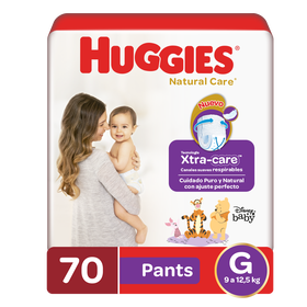 Pants Huggies Natural Care Etapa 3/G, 70Uds