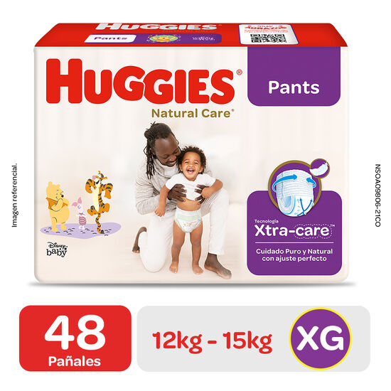 Pants Huggies Natural CareXpad Bigp Talla XG 48 unid