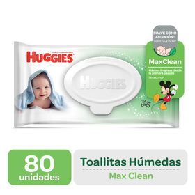 Toallas Humedas Max Clean HUGGIES x80 und