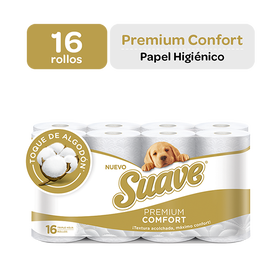 Papel Higienico Suave Premium Comfort 16 Rollos